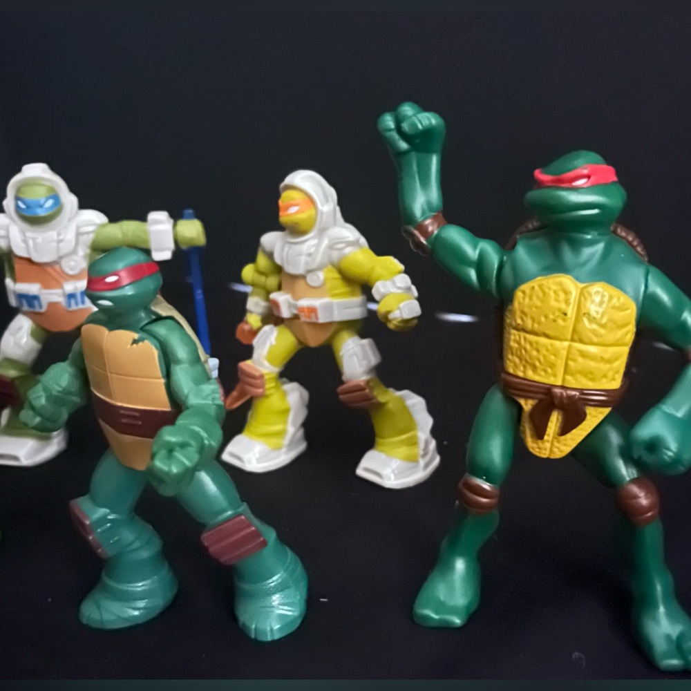 Teenage Mutant Ninja Turtles Kids Meal Toys Mixed Vintage - Picture 2 of 4